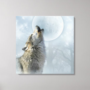 Lienzo Wolf Blue Moon CANVAS
