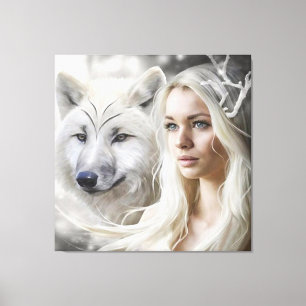 Lienzo Wolf Eyes