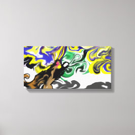 Lienzo Wolf night stary 