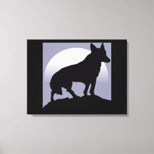 LIENZO WOLF SILHOUETTE
