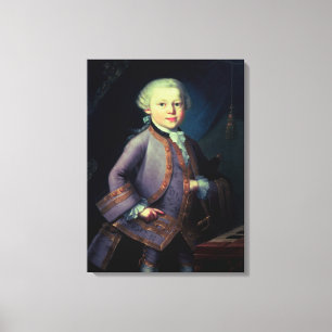 Lienzo Wolfgang Amadeus Mozart , 1763