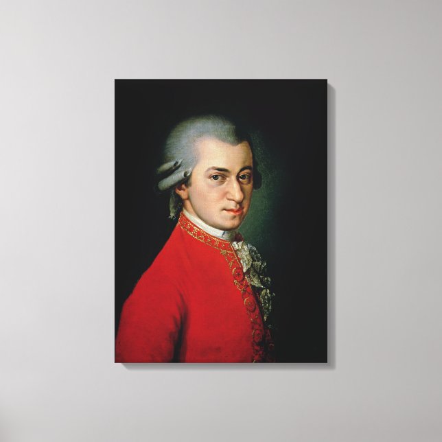 Lienzo Wolfgang Amadeus Mozart, 1818 (Anverso)