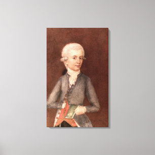 Lienzo Wolfgang Amadeus Mozart, c.1780