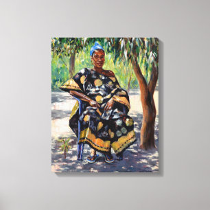 Lienzo Woman Sitting 2004