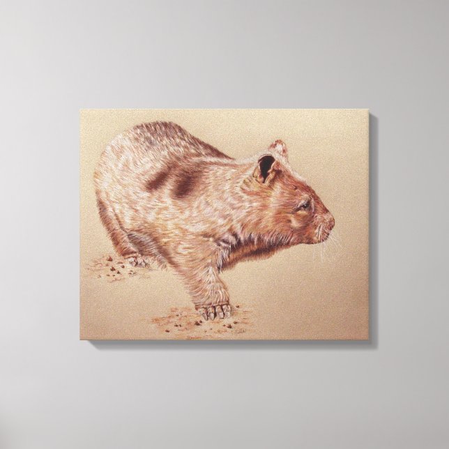 Lienzo Wombat (Anverso)