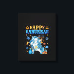 Lienzo Womens Happy Hanukkah Unicorn Jewnicorn Chanukah J<br><div class="desc">This is a great gift for your family,  friends during Hanukkah holiday. They will be happy to receive this gift from you during Hanukkah holiday.</div>