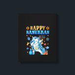Lienzo Womens Happy Hanukkah Unicorn Jewnicorn Chanukah J<br><div class="desc">This is a great gift for your family,  friends during Hanukkah holiday. They will be happy to receive this gift from you during Hanukkah holiday.</div>