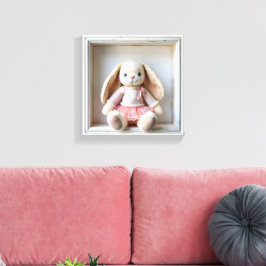 Lienzo Wonder Wall Art Bunny Bliss