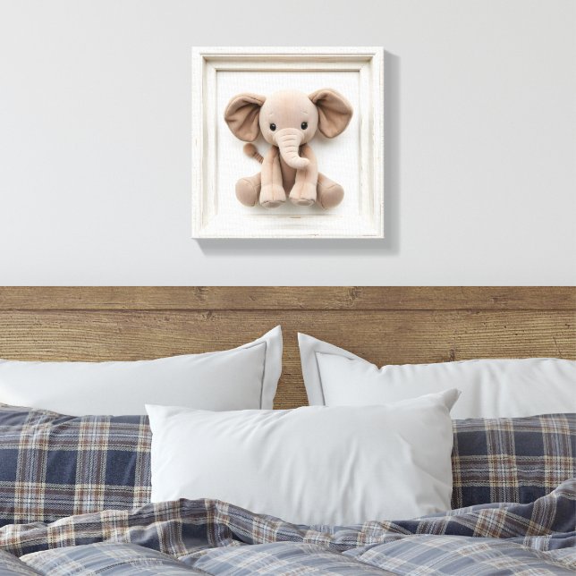 Lienzo Wonder Wall Art Elephant Embrace (Insitu(Dormitorio))