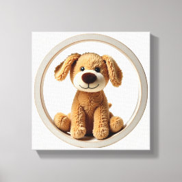Lienzo Wonder Wall Art Happy Puppy