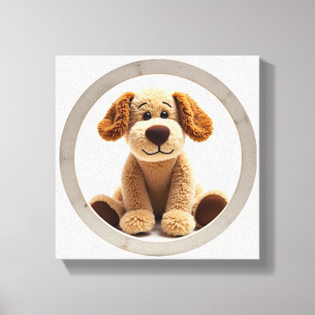 Lienzo Wonder Wall Art Loyal Puppy Love (Anverso)