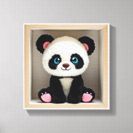 Lienzo Wonder Wall Art Panda Cuddle Buddy