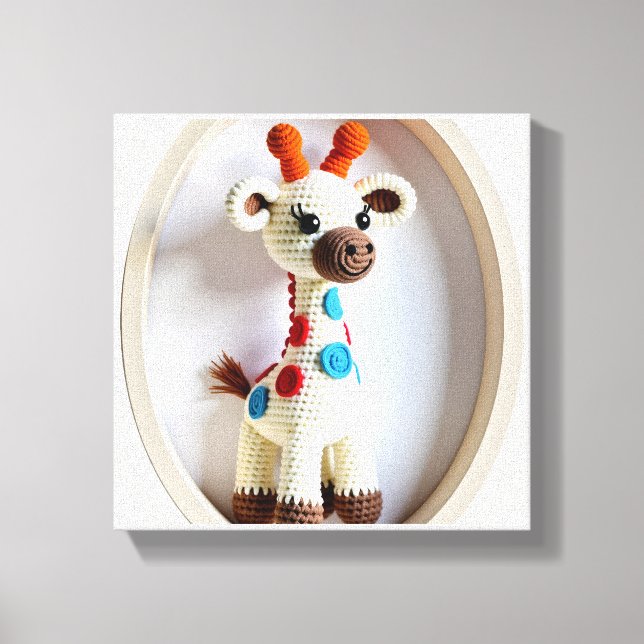 Lienzo Wonder Wall Art Whimsical Giraffe (Anverso)