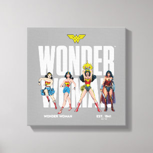 Lienzo Wonder Woman Leyendas por Siempre Gráfico