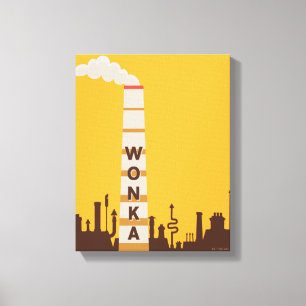 Lienzo Wonka Factory Silhouette