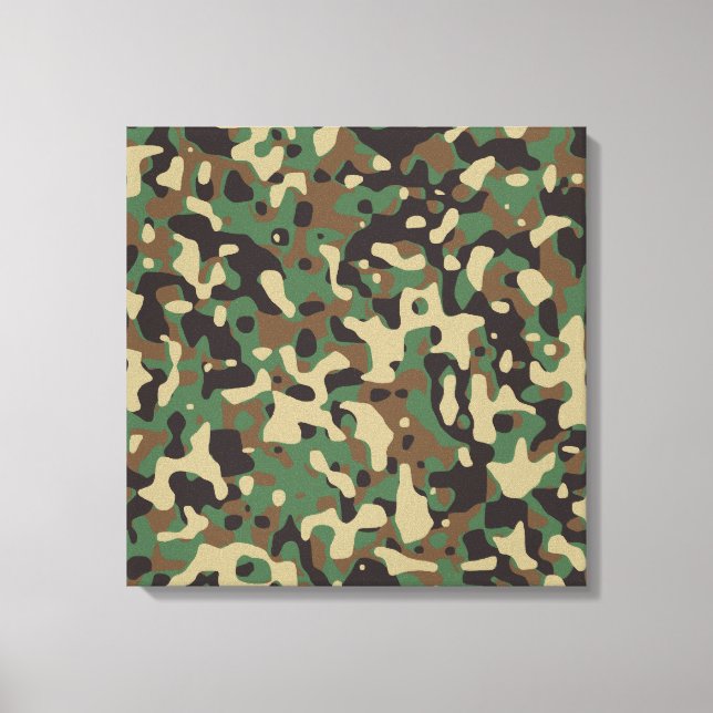 Lienzo Woodland Camo (Anverso)