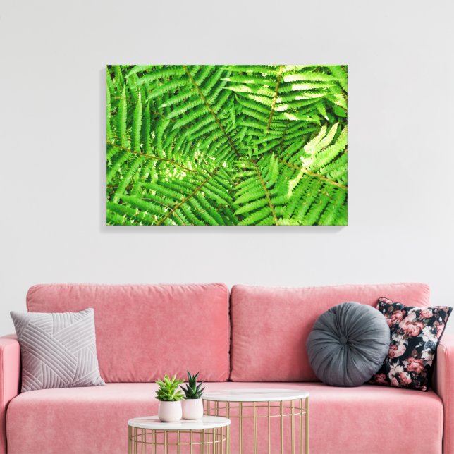 Lienzo Woodland Ferns (Insitu (Sala de estar))