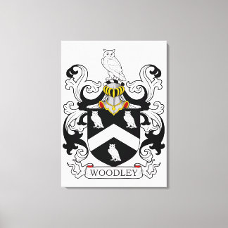 Lienzo Woodley Family Crest