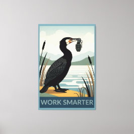 Lienzo Work smarter poster
