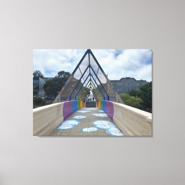 Lienzo World2Celebrate: El arcoiris de Dolores (Anverso)
