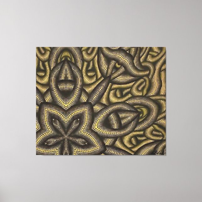 Lienzo Wormcore (Anverso)