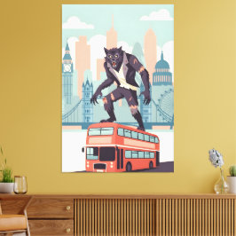 Lienzo WPA art inspired London canvas print