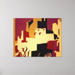 Lienzo WPA del Suroeste del Pueblo WPA Nacional