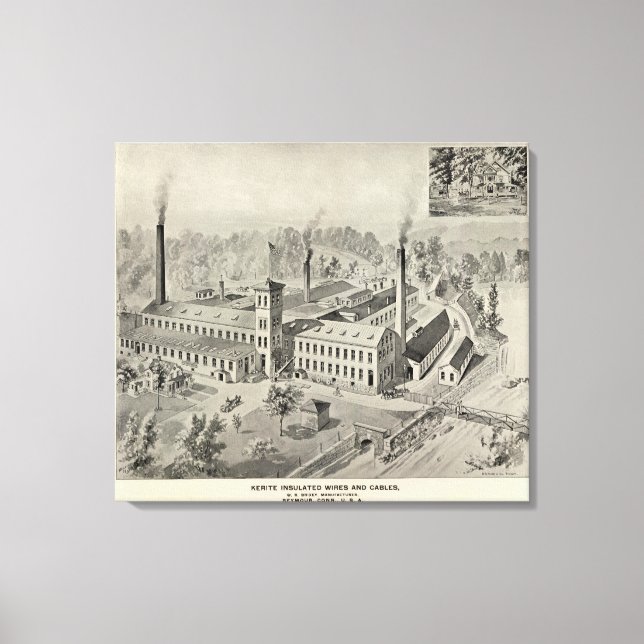 Lienzo WR Brixey, fabricante (Anverso)