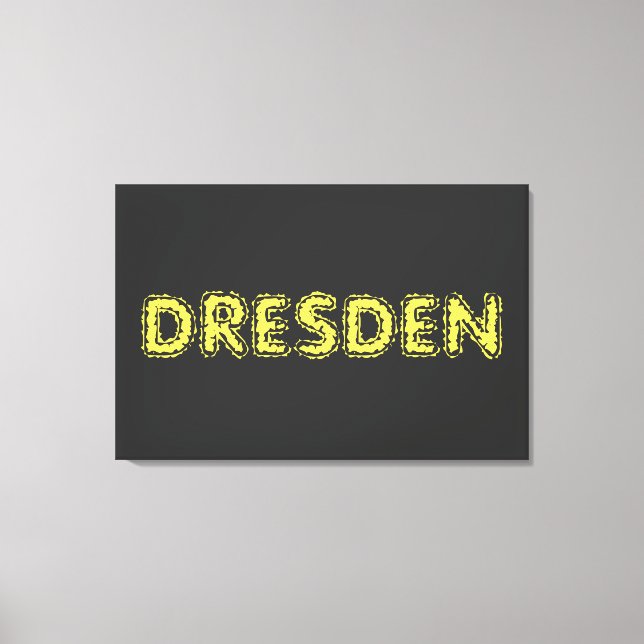Lienzo Wunderbares Design für alle Dresdner (Anverso)