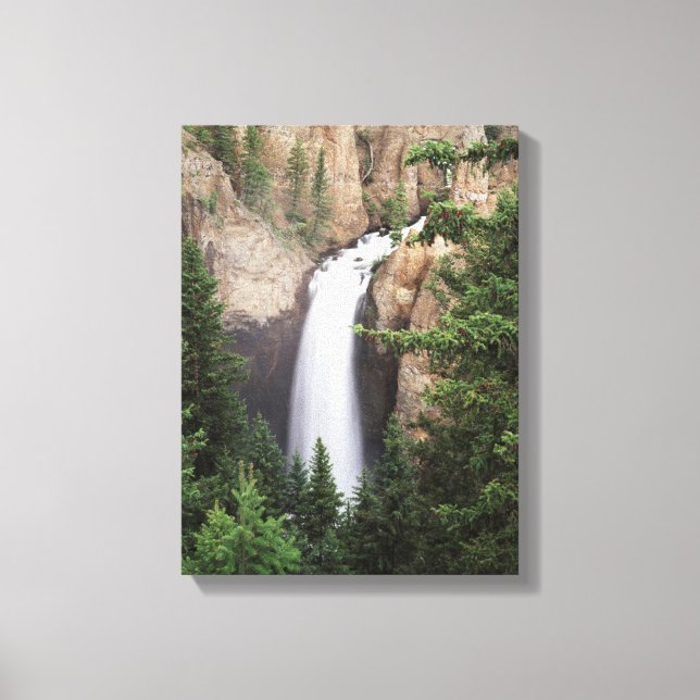 Lienzo Wyoming, Parque Nacional Yellowstone, Tower Falls (Anverso)