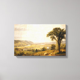 Lienzo Wyoming Valley, Pennsylvania (Paisaje de época)