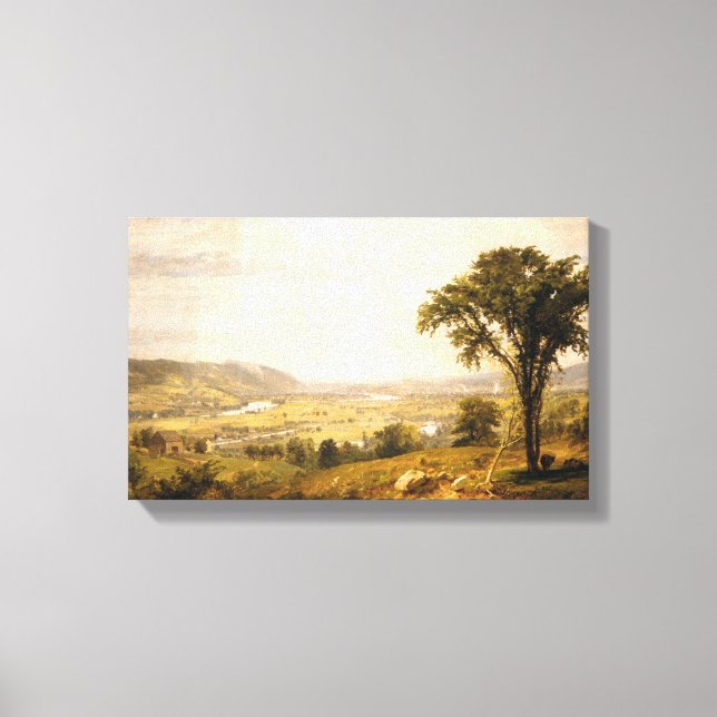 Lienzo Wyoming Valley, Pennsylvania (Paisaje de época) (Anverso)