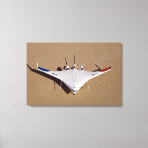 Lienzo X-48B mezcló el vehículo aéreo acobardado cuerp