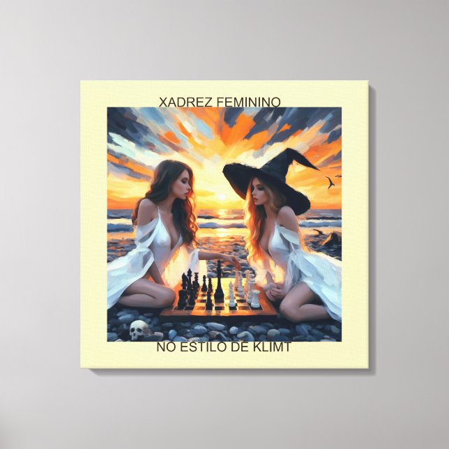 Lienzo XADREZ FEMININO - Impressão em tela (Anverso)