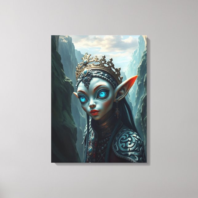 Lienzo Xylariel la Soberana Azur Fantasía (Anverso)