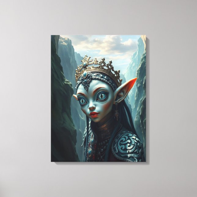 Lienzo Xylariel la Soberana Azur Fantasía (Anverso)