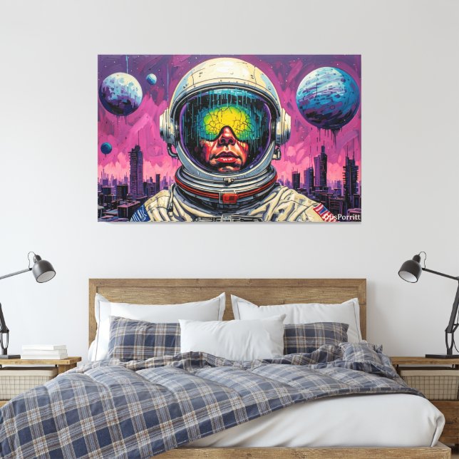 LIENZO Y EL FUTURO SE VOLVIÓ OSCURO (Insitu(Dormitorio))