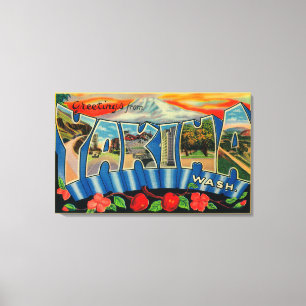 Lienzo Yakima, Washington - escenas grandes 2 de la letra