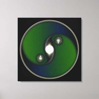 Lienzo Yang Sun Green Blue