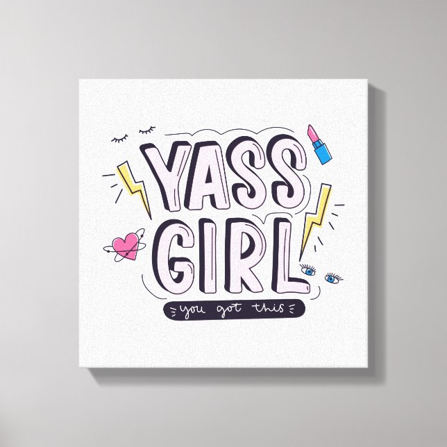 Lienzo Yass Chica | Tienes Esto (Anverso)