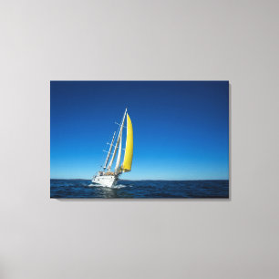 Lienzo Yate que navega sur de Australia del  