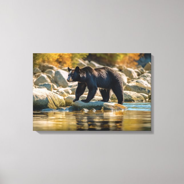 Lienzo Yellowstone Bear Canvas Art (Anverso)