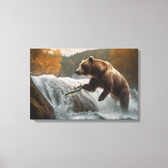 Lienzo Yellowstone Bear Canvas Art (Anverso)