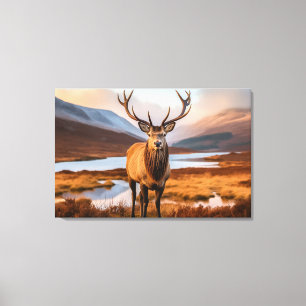 Lienzo Yellowstone Elk Canvas Art