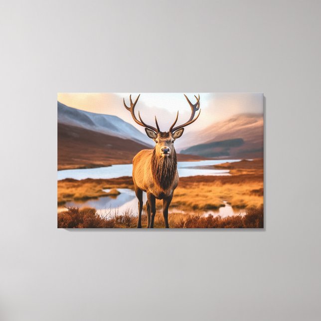 Lienzo Yellowstone Elk Canvas Art (Anverso)