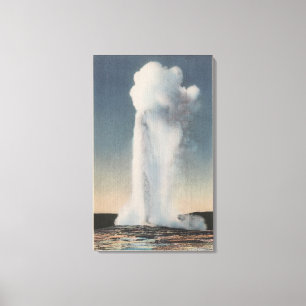Lienzo Yellowstone, visión de la vieja fe en erupción