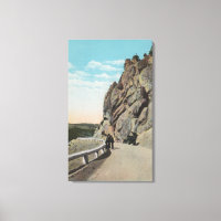 Yellowstone, WYVacationers, auto viejo, cerca