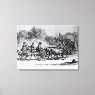 Lienzo Yendo al encuentro en 1776, 1876