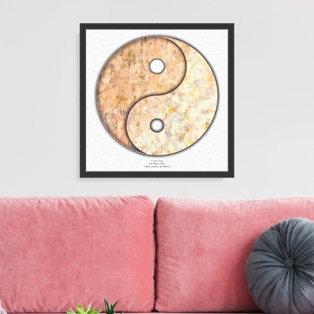 Lienzo Yin y Yang (Insitu (Sala de estar))