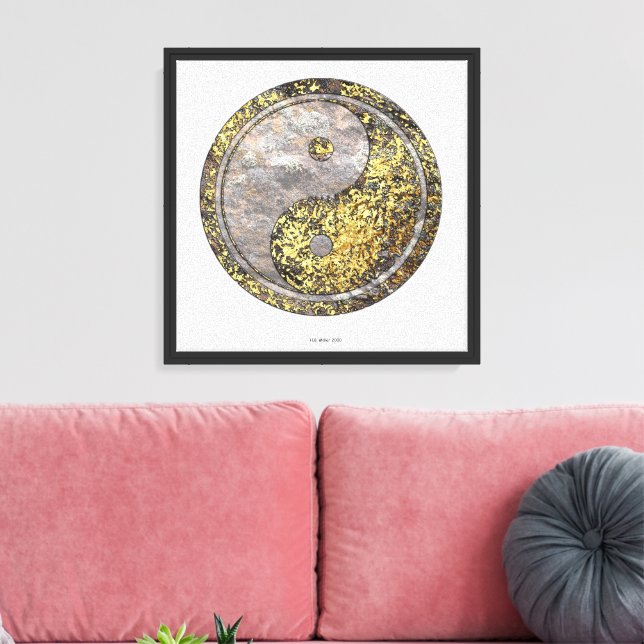 Lienzo Yin y Yang (Insitu (Sala de estar))